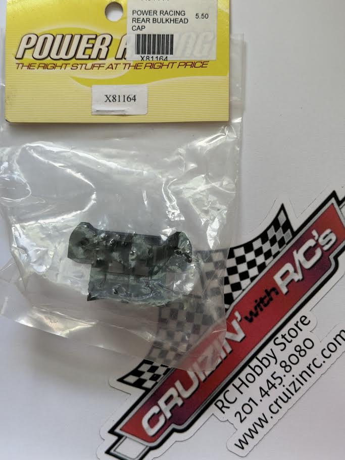 Power Racing Part #X81164 Rear Bulkhead Cap XR80