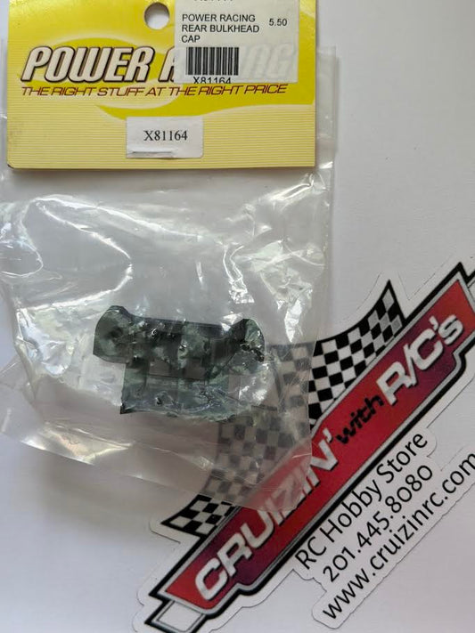 Power Racing Part #X81164 Rear Bulkhead Cap XR80