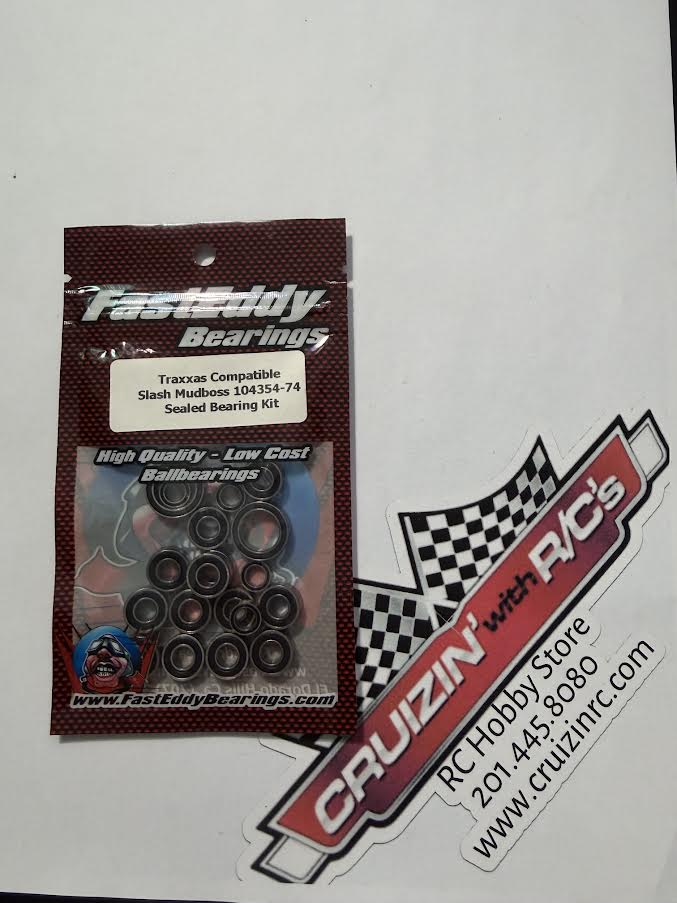 Fast Eddy Bearing Part #TFE9338 Traxxas Compatible Slash Mudboss 104354-74 Sealed Bearing Kit