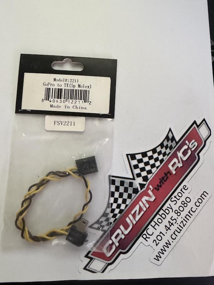 Fat Shark Part #FSV2211 GoPro to TX (5P Molex) Cable
