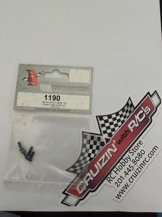 RB Products Part #1190 Screw Rear-Cover (4pcs)