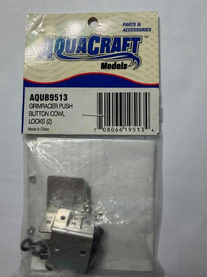AquaCraft Part #AQUB9513 Grimracer Push Button Cowl Locks (2)