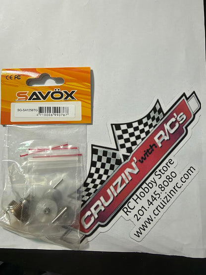 Savox Part #SG-SA1258TG Servo Gear Set for SA1258TG with Bearings