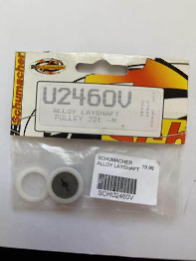 Schumacher Part #SCHU2460V Alloy Layshaft Pulley 20T - M