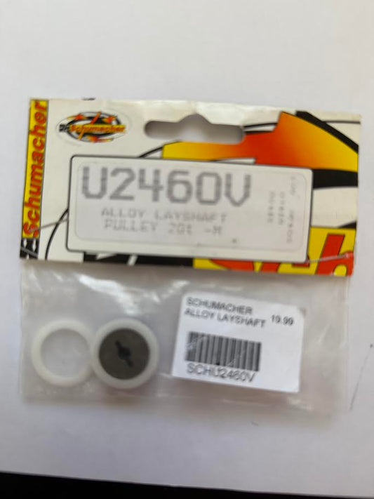 Schumacher Part #SCHU2460V Alloy Layshaft Pulley 20T - M