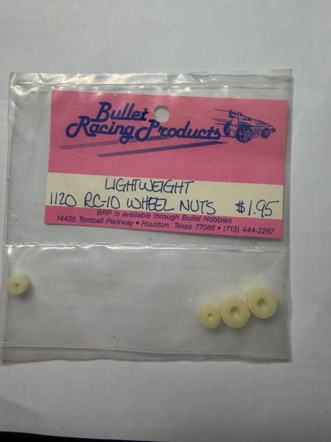 Bullet Racing Part #1120 Lightweight RC-10 Wheel Nuts
