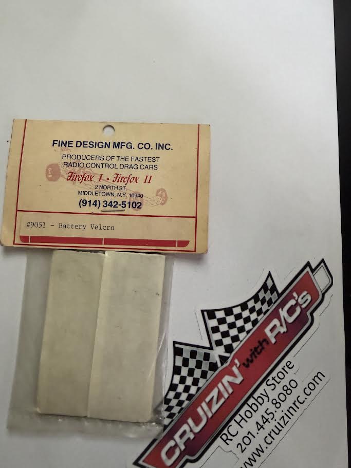 Fine Design Part#9051 Battery Velcro - VINTAGE