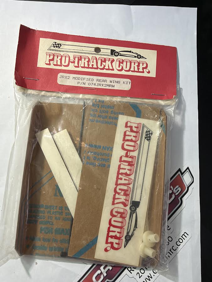 Pro-Track Part #074JRX2MRW JRx2 Modified Rear Wing Lexan Kit VINTAGE/RARE
