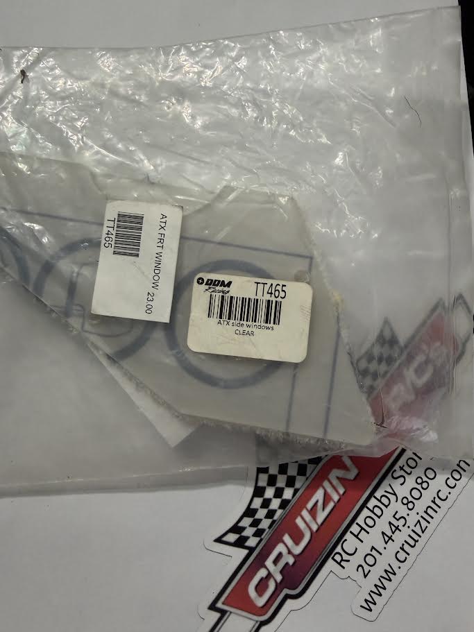 DDM Racing Part #TT465 ATX Side Window CLEAR