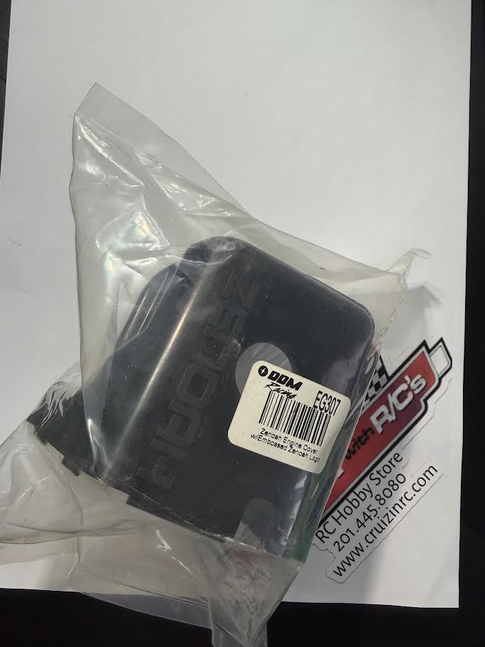 DDM Zenoah Part #EG307 RC Engine Cover w/Embossed Zenoah Logo - black