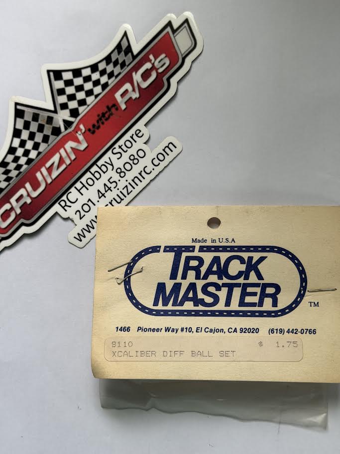 Track Master Part #TRM-8110 XCaliber Diff Ball Set NIB VINTAGE