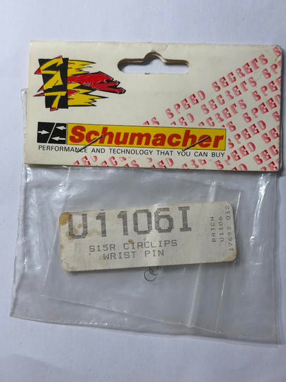 Schumacher Part #SCHU1106I S15R Circlips Wrist Pins
