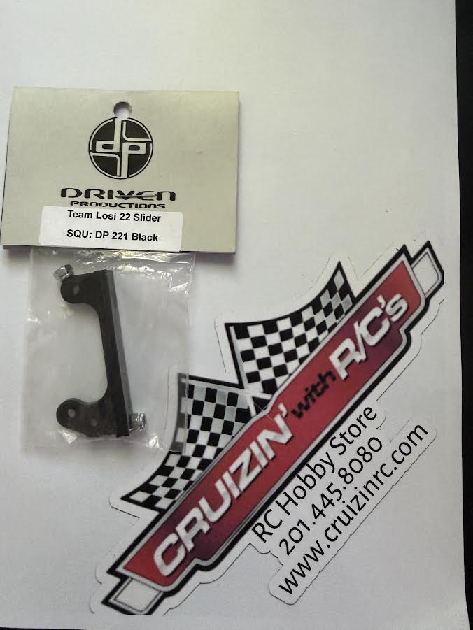 DP Driven Productions Part #DP221 Team Losi 22 Slider Black