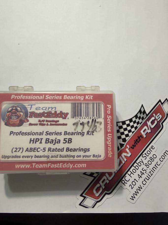 Team Fast Eddy Part #TT493 Professional Series Bearing Kit HPI Baja 5b (27) ABEC-5 Rated Bearings