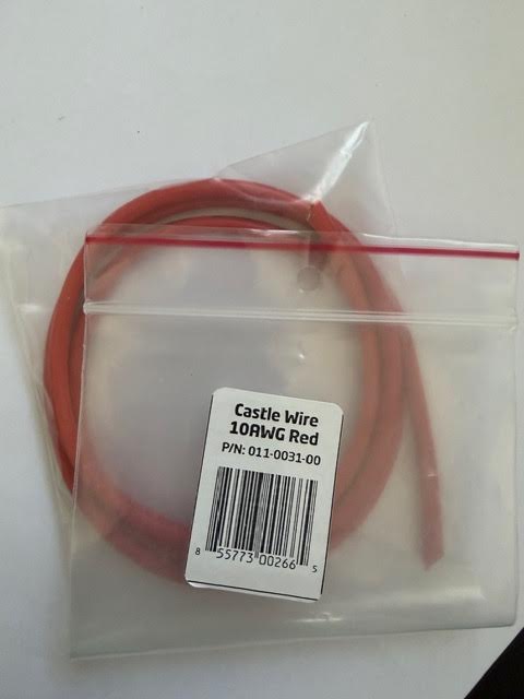 Castle Creations Part #CSE011-0031-00 Silicone Coated Copper Wire (Red) (36") (10AWG)