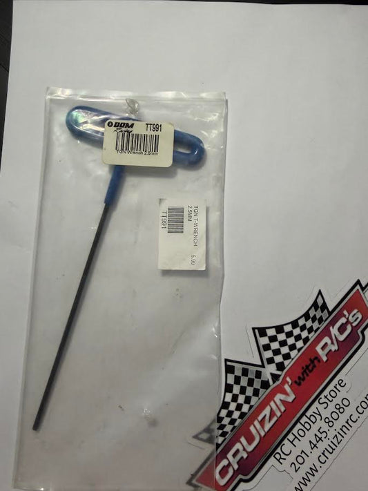 DDM Team GoNads (TGN) Part #TT991 2.5mm T-Wrench