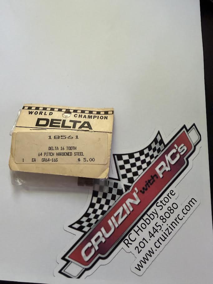 Delta MFG 18561 Delta 16 Tooth 64 Pitch Hardened Steel GR64-16S
