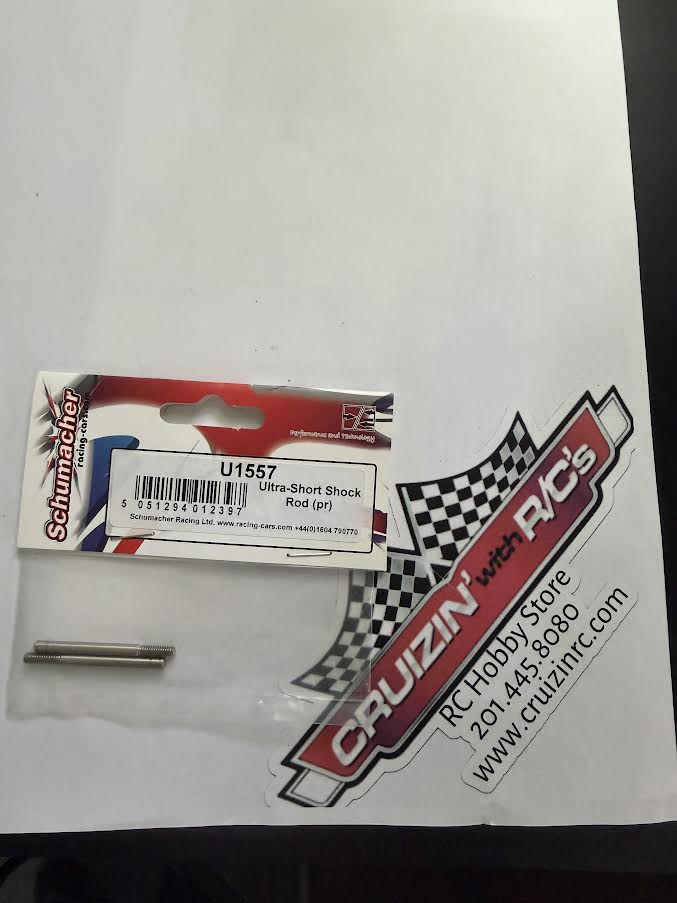 Schumacher Part #U1557 Ultra-Short Shock Rod (2)