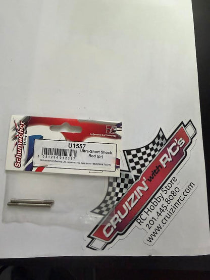 Schumacher Part #U1557 Ultra-Short Shock Rod (2)