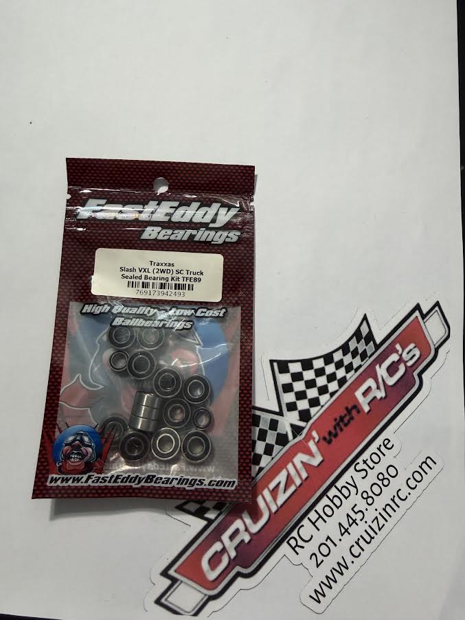 Fast Eddy Bearing Part #TFE89 Traxxas Slash VXL (2WD) SC Truck Sealed Bearing Kit