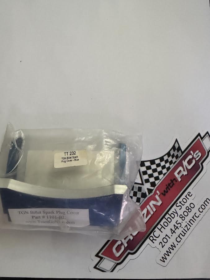 Team GoNads TGN Part #TT232 Billet Spark Plug Cover Blue