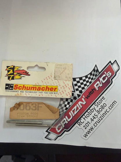 Schumacher Part #U063F Piston Rods 32mm Stroke