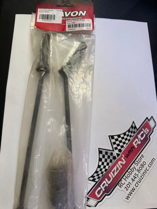 Vitavon RC Part #K8S0032 Drive Cup & Shafts Set 45# HD Steel for Kraton 8S/ Outcast 8S