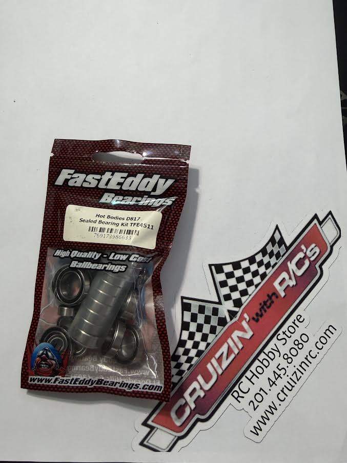 Fast Eddy Bearing Part #TFE4511 Hot Bodies D817 Sealed Bearing Kit