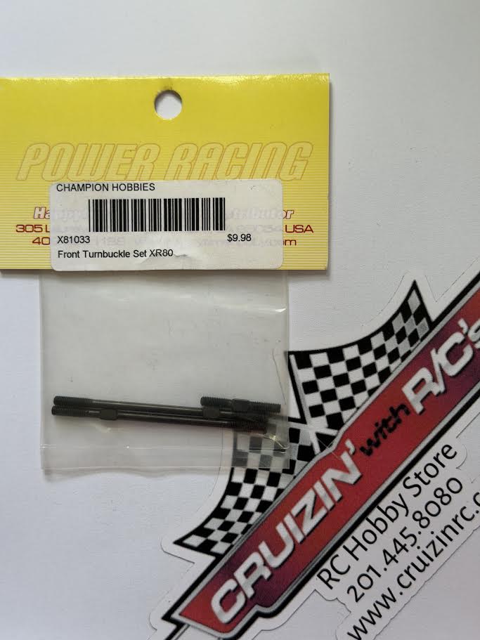 Power Racing Part #X81033 Front Turnbuckle Set XR80