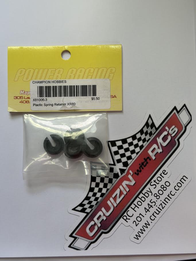 Power Racing Part #X81006-3 Plastic Spring Retainer XR80
