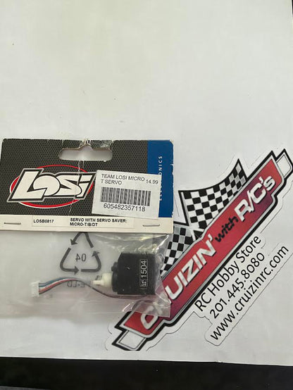 Team Losi Part #LOSB0817 Servo with Servo Saver: Micro-T/B/DT