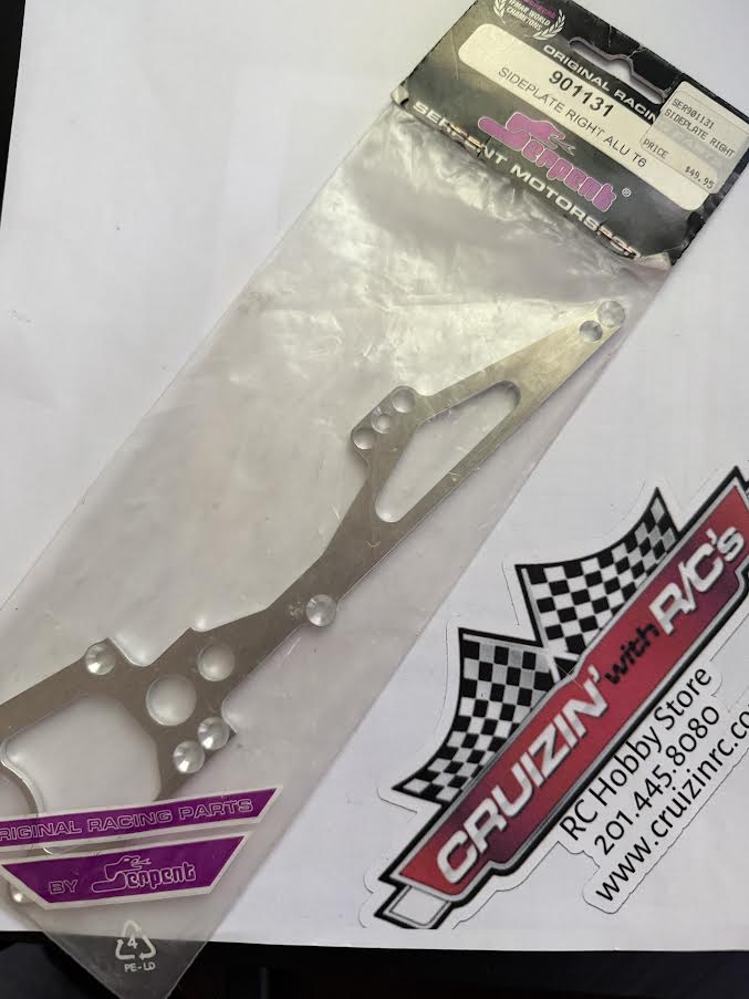 Serpent Part #SER901131 Sideplate Right Aluminum T6