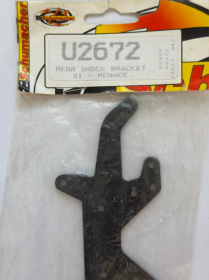 Schumacher Part #SCHU2672 Rear Shock Bracket; S1 - Menace
