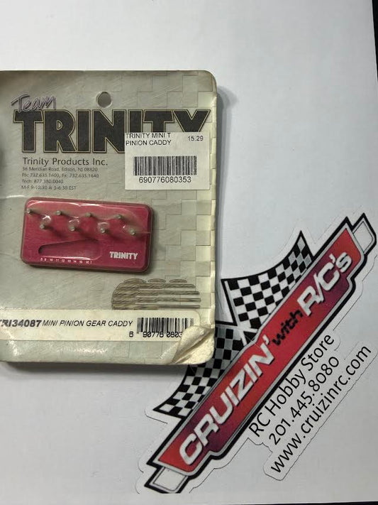 Trinity Part #TRI34087 Mini Pinion Gear Caddy Red