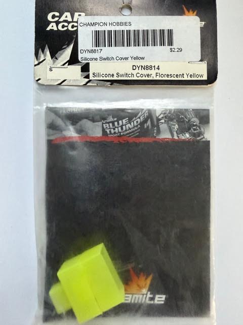 Dynamite Part #DYN8814 Silicone Switch Cover - Florescent Yellow