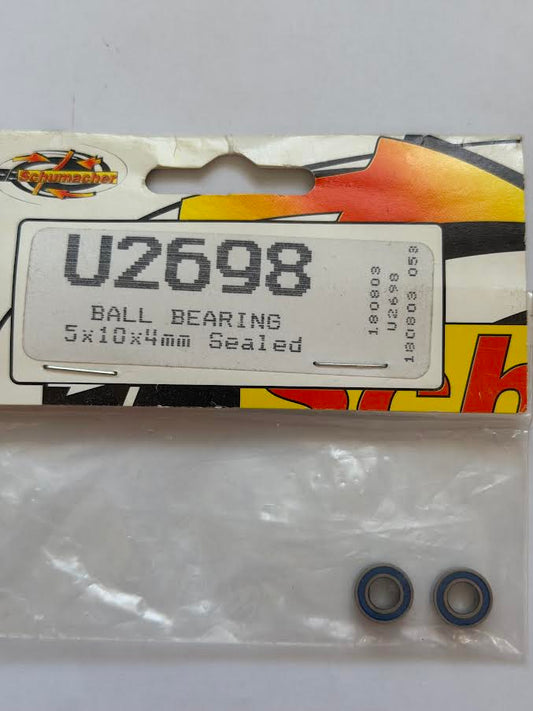 Schumacher Part #SCHU2698 Ball Bearing - 5x10x4 BLUE Seal (pair)