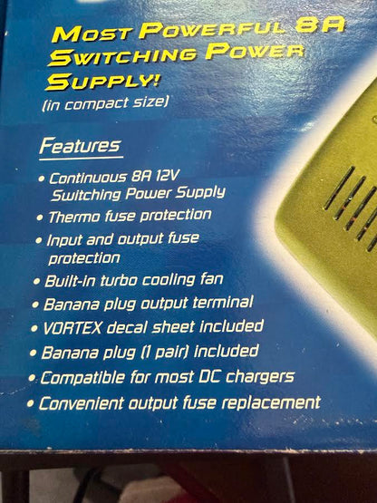 Vortex Part #VTX1002 8A SPS (8A Switching Power Supply) - vintage
