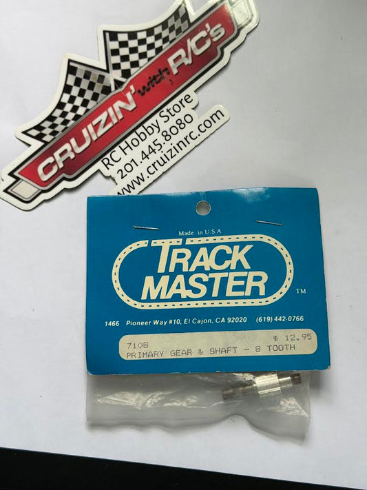 Track Master Part #TRM-7108 Primary Gear & Shaft - 8 tooth NIB Vintage