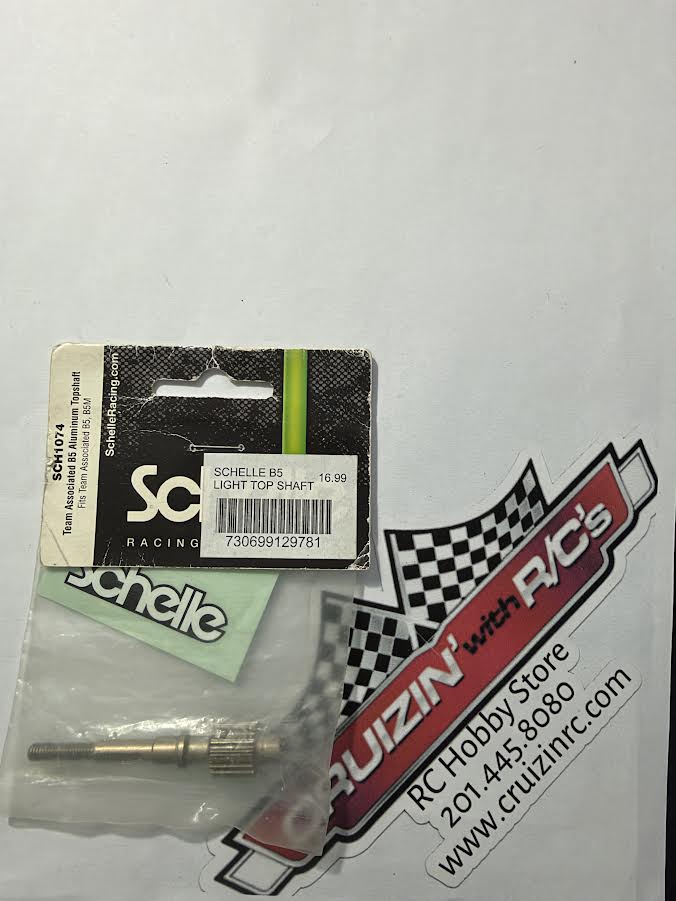 Schelle Racing Part #SCH1074 Team Associated B5 Aluminum Topshaft