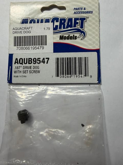 AquaCraft Part #AQUB9547 .187" Drive Dog w/ Set Screw