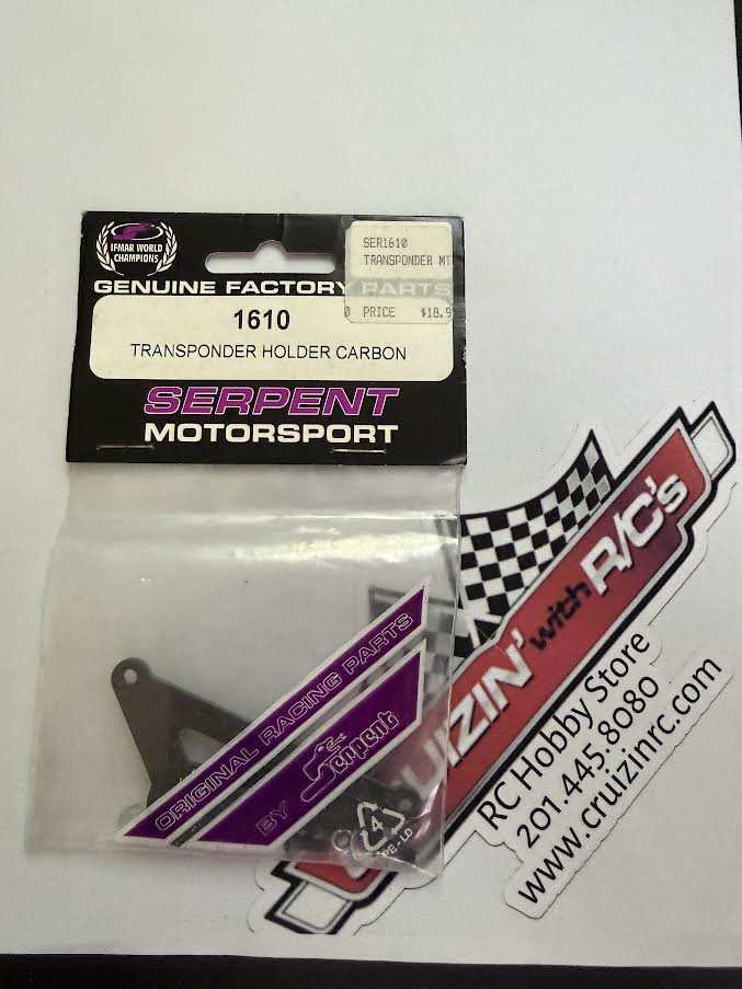 Serpent Part #SER1610 Transponder Holder Carbon