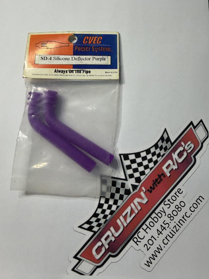 CVEC Nitro Racing Part #SD-4 Silicone Deflector Purple - vintage