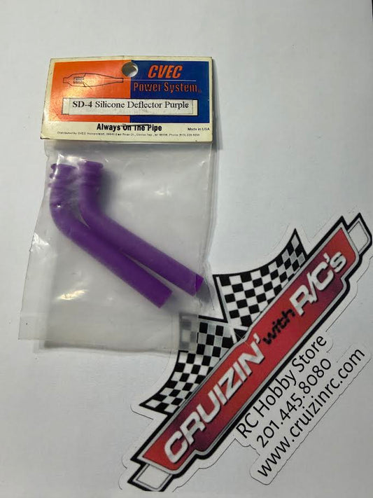CVEC Nitro Racing Part #SD-4 Silicone Deflector Purple - vintage