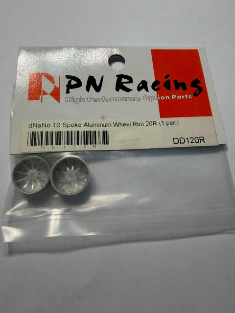 PN Racing Part #DD120R DNaNo 10 Spoke Aluminum Wheel Rim 20R