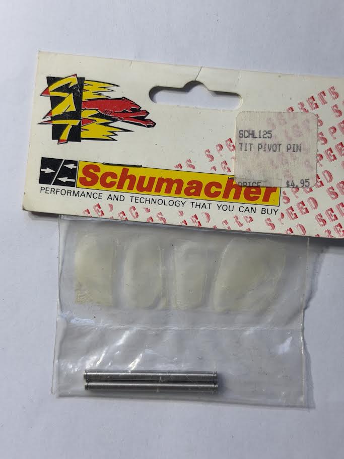 Schumacher Part #SCHL125 Titanium Pivot Pin