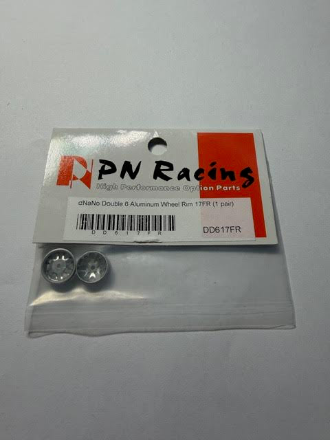 PN Racing Part #DD617FR dNaNo Double 6 Aluminum Wheel Rim 17FR