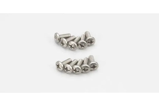 Kyosho Part #1-S03008T Bind Screw (Titanium/M3x8/10pcs)