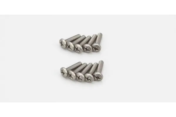 Kyosho Part #1-S03012T Bind Screw (Titanium/M3x12/10pcs)