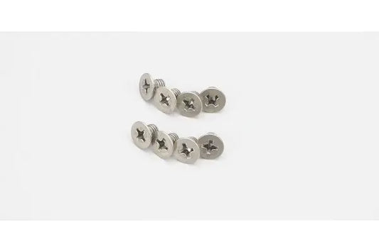 Kyosho Part #1-S34006T Flat Head Screw (Titanium/M4x6/8pcs)