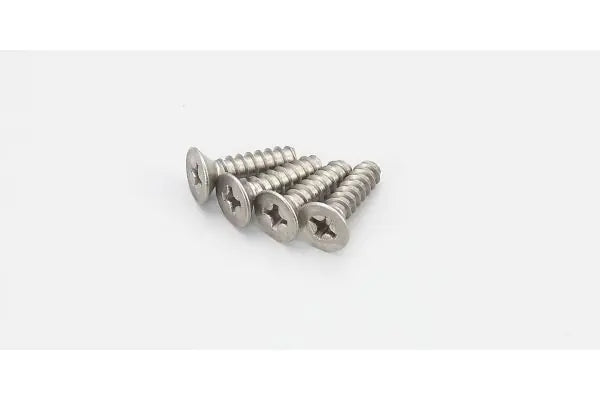 Kyosho Part #1-S34015TPT TP Flat Head Screw (Titanium/M4x15/4pcs)